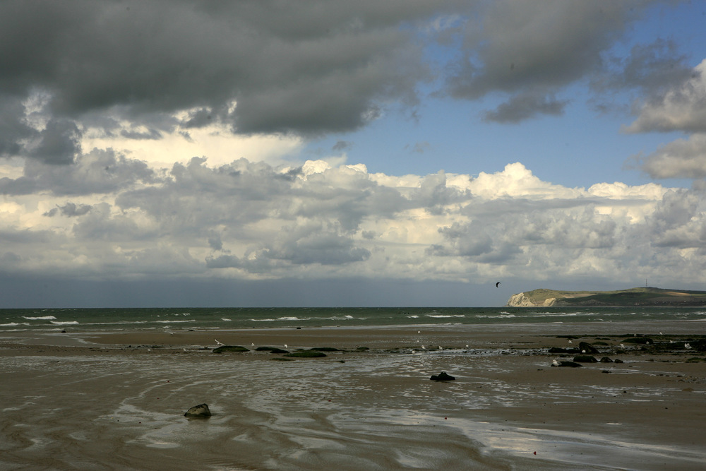 Wissant Bay Beach at after English Channel Swim