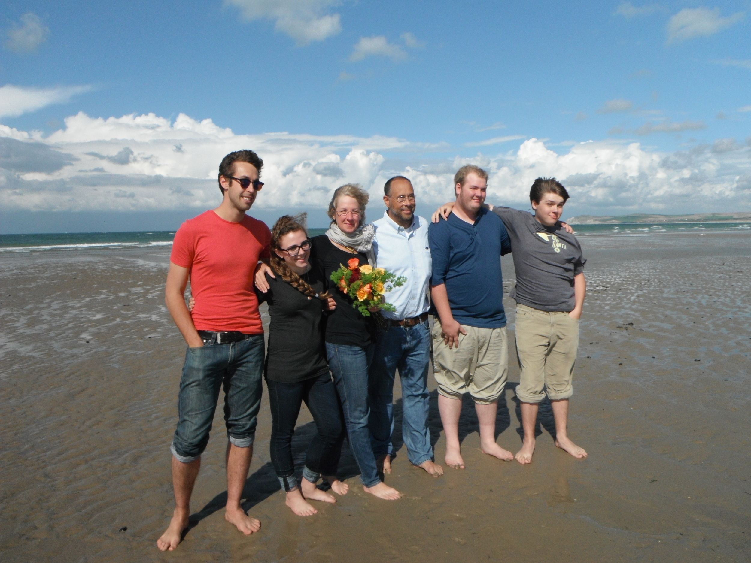 McConnell Familily after English Channel Swim