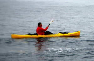 Don Mcdonald in kayak