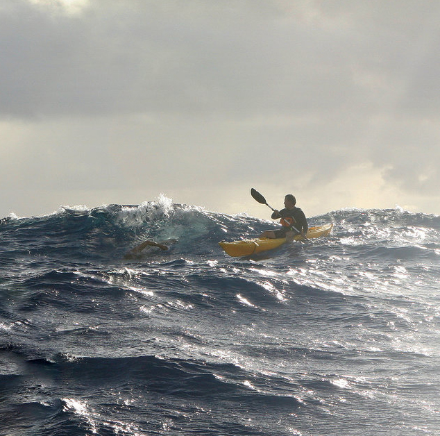 Kaiwi Doug McConnell swims Channel swim photo