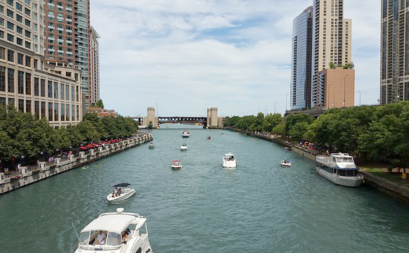 Chicago River Marathon Swimming