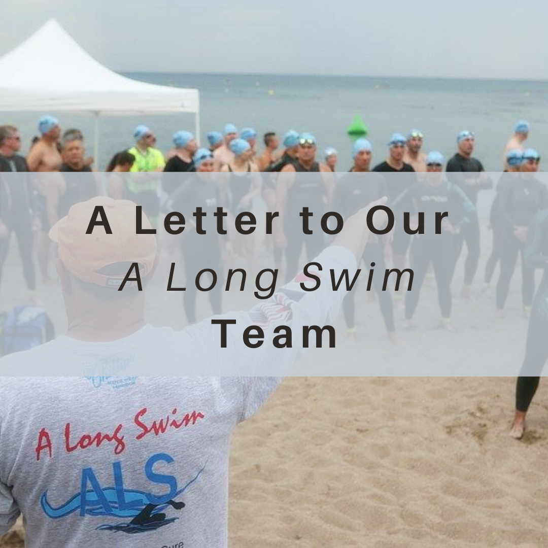 A Long Swim, ALS, Letter, Lake Michigan, Open Water Swimming